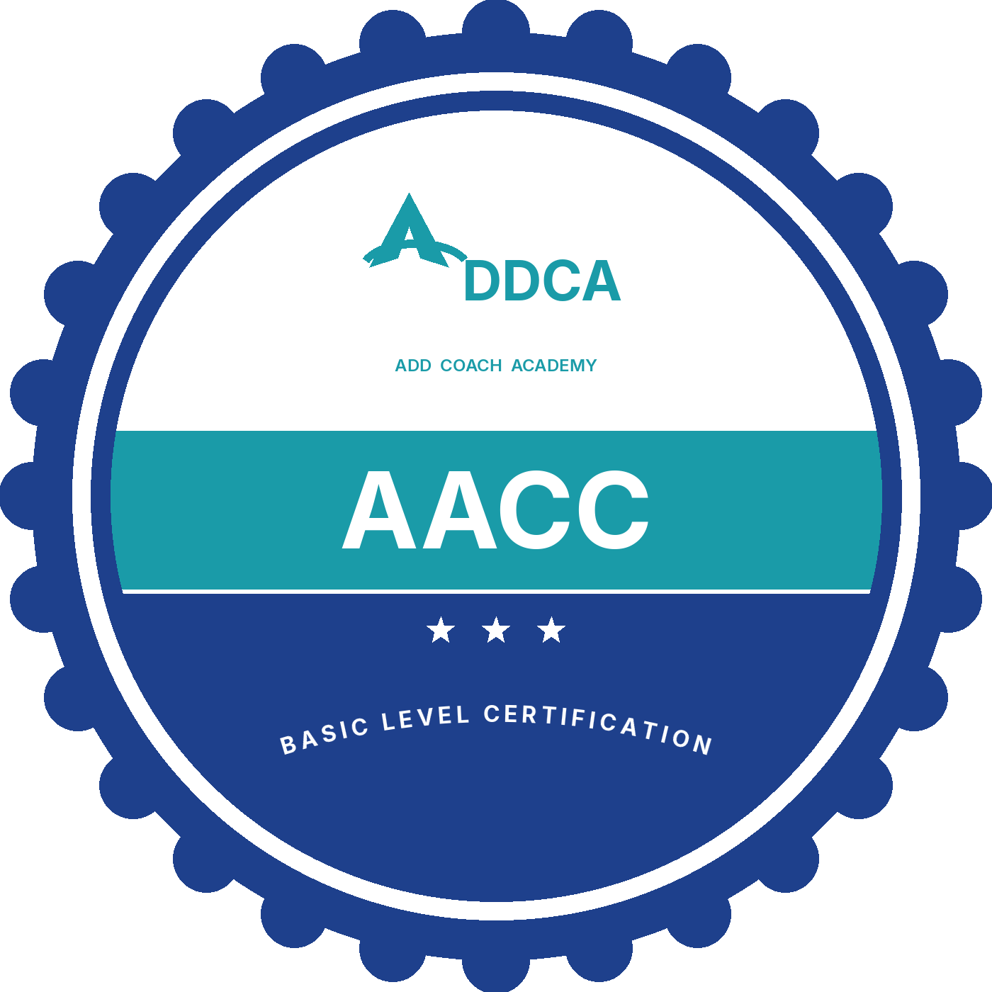 ADDCA AACC Basic Level Certification badge